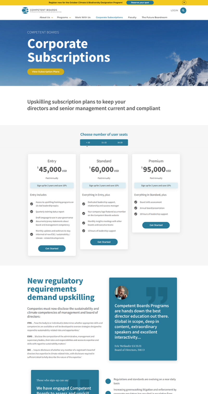 Competent Boards Screenshot